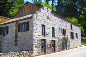 The historic Nevada City Stonehouse building today