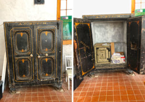 Original 1871 Wells Fargo Express office safe